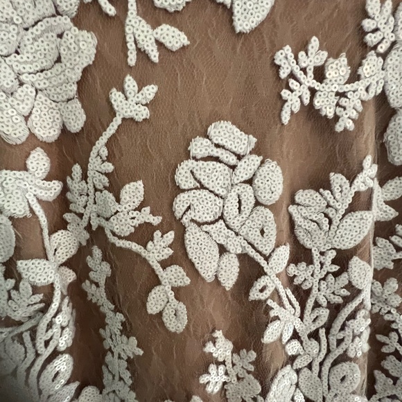 Dress the population lace/sequin dress! Size M - Picture 4 of 12